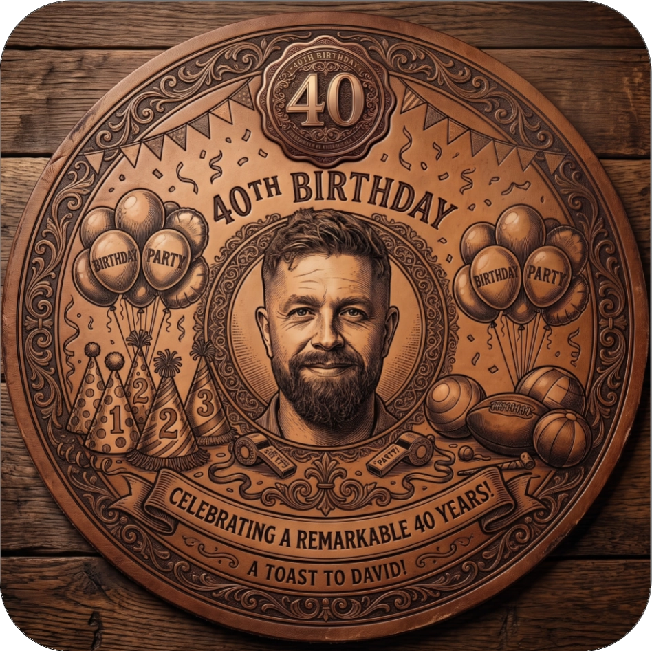 Custom Beer Mat