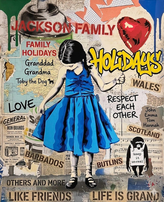 Personalized Street Art Family Print