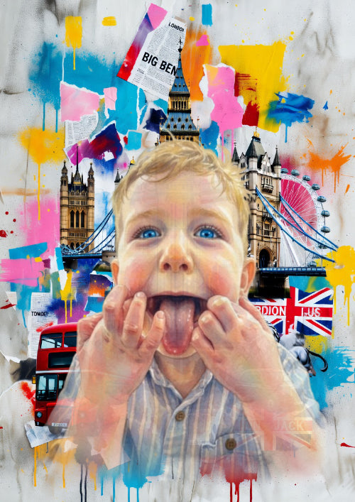 Personalised London Street Graffiti Art